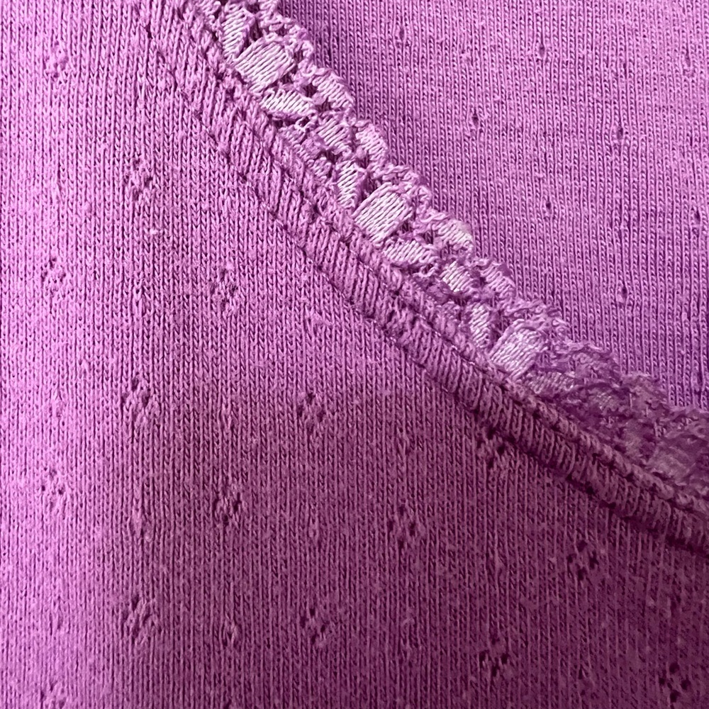 Lace edge tank